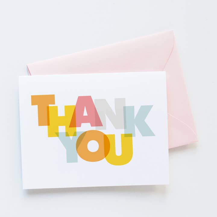 Graphic Anthology Greeting Cards – wholesale Thank you card – Modern Thank You greeting card0