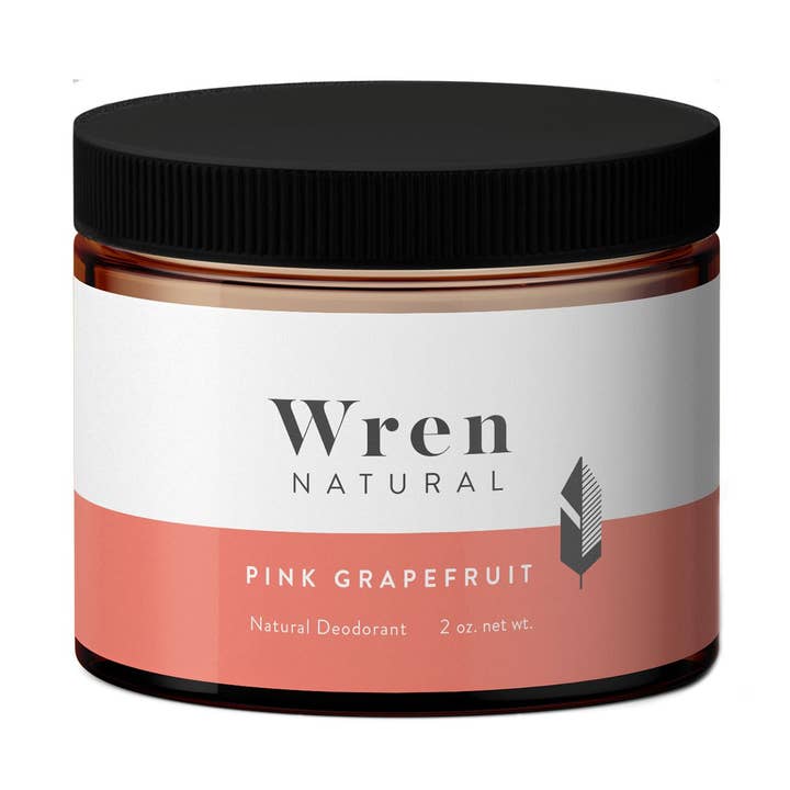 Roze grapefruit natuurlijke deodorant voor wholesale door Wren Natural