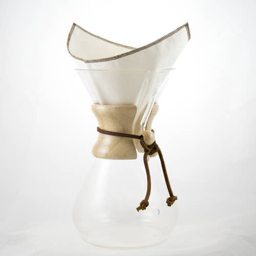 CoffeeSock - Vendita all'ingrosso Filtri caffè - Filtri per caffè biologici riutilizzabili - Chemex® Style 6-13 cup7