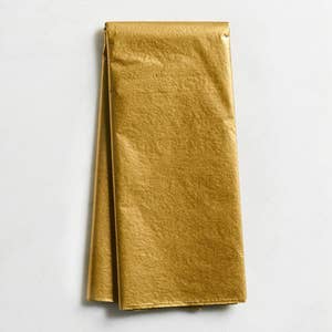 Tissue Paper & Metallic Foil Layered Fringe Garland