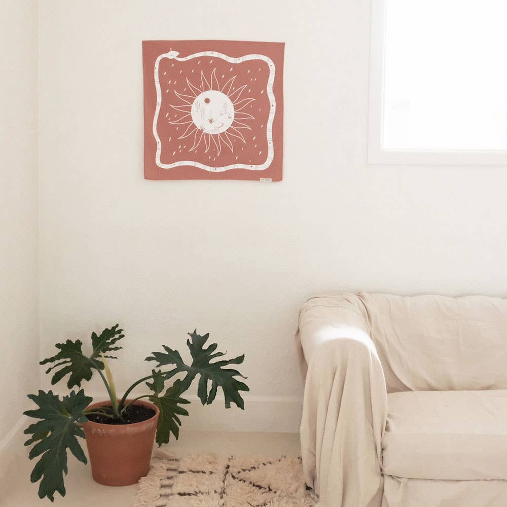 Elana Gabrielle - Wholesale Bandana - Unisex - Desert Bandana - Snake and Cactus Landscape, 100% Cotton7