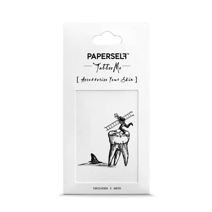 PAPERSELF - Wholesale Temporary Tattoo - Toothache Temporary Tattoos Stickers0