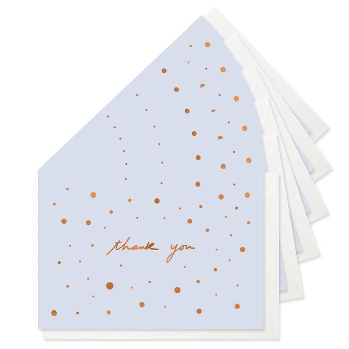 Speckled Thank You Boxed Set Of 6 Cards for wholesale by Good Juju Ink
