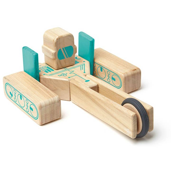 Tegu - Wholesale Wood Toy - Kids - Magbot - Magnetic Wooden Block Set3