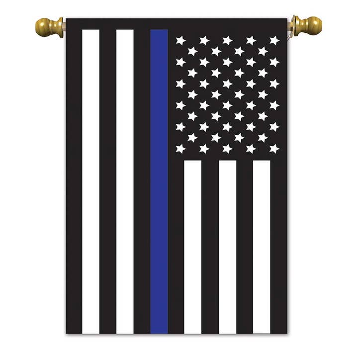 Thin Blue Line II Garden Flag for wholesale by Magnolia