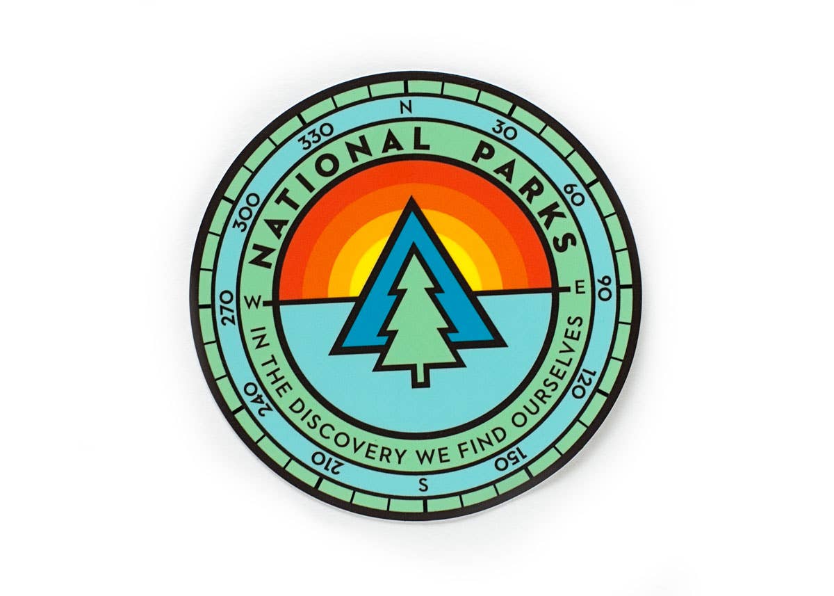 Ello There Outdoors - Wholesale Sticker - Sticker - National Park Sunrise2