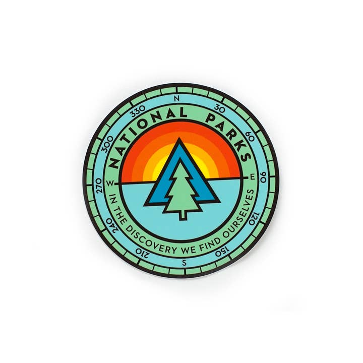 Ello There Outdoors - Wholesale Sticker - Sticker - National Park Sunrise2