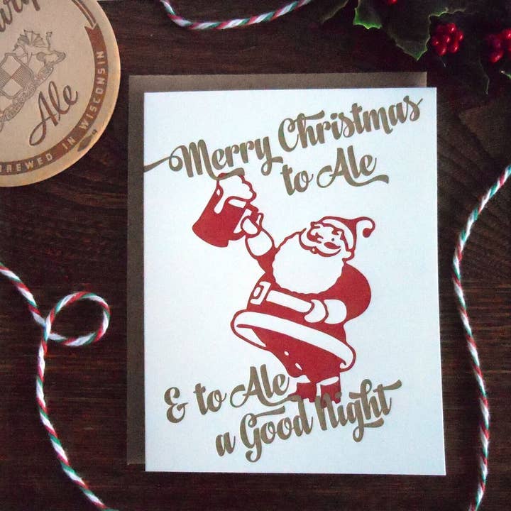 a. favorite design - Wholesale Christmas Card - Merry Christmas To Ale