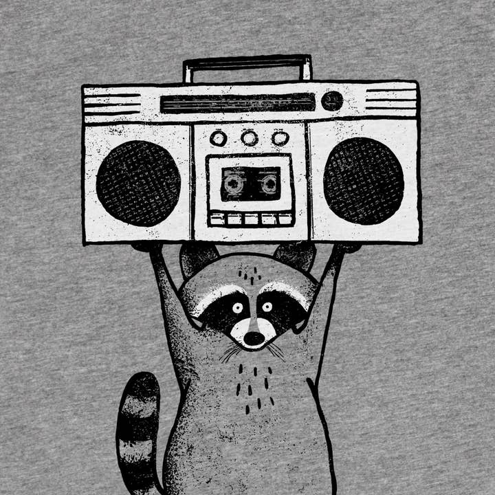 Factory 43 - Wholesale Screen Printed T-Shirt - Unisex - In Your Eyes Raccoon Unisex Shirt