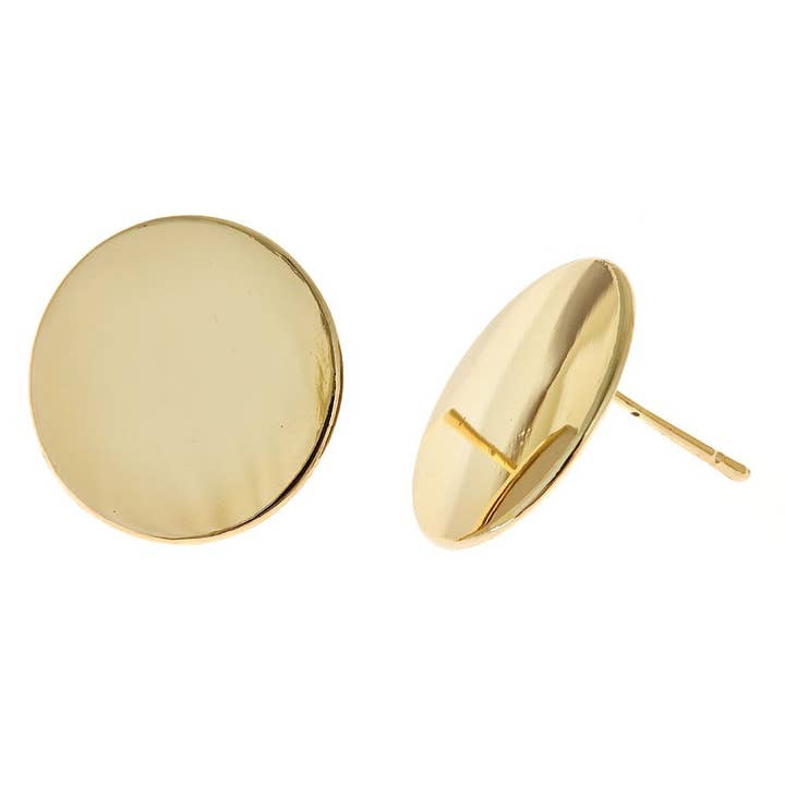 Monogram Small Charleston Earrings for wholesale by Fornash