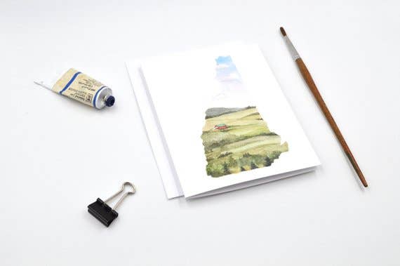 Rachel Alvarez Art - Wholesale Stationery/Notecard Set - New Hampshire State Notecard Set4
