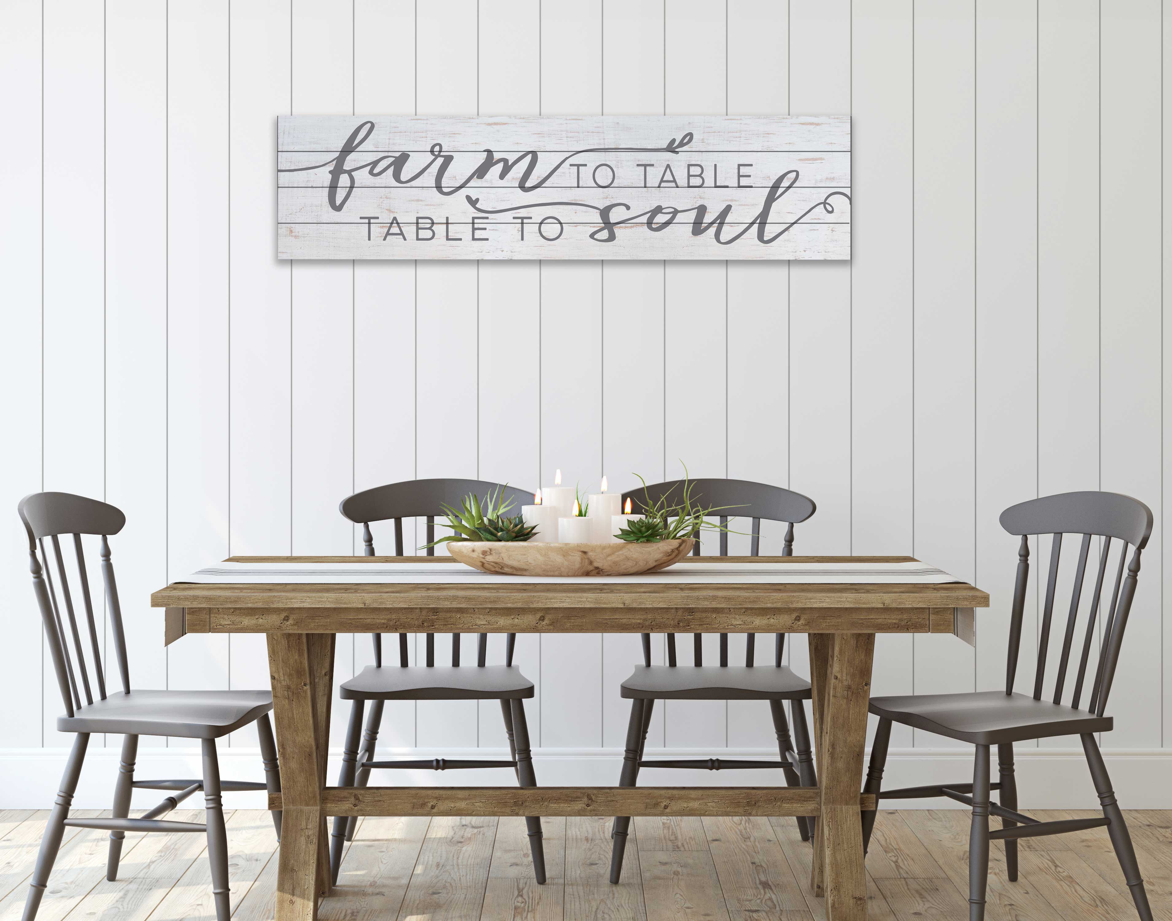 Kindred Hearts - Wholesale Sign - 40x10 Farm To Table Sign1