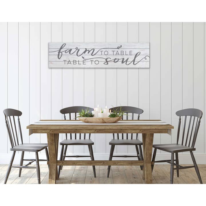 Kindred Hearts - Wholesale Sign - 40x10 Farm To Table Sign1
