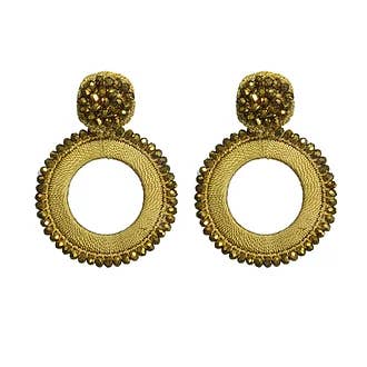 Pendientes Classy de Oro para venta al por mayor de NARA HANDMADE JEWELRY