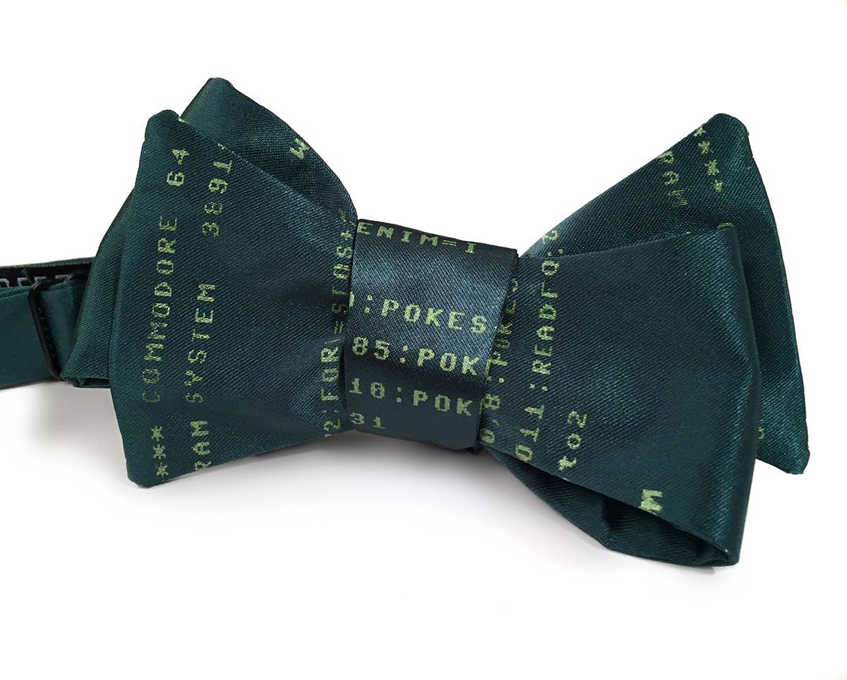 Cyberoptix Tie Lab - Wholesale Bow Tie - Men's - C64 BASIC Code Bow Tie2