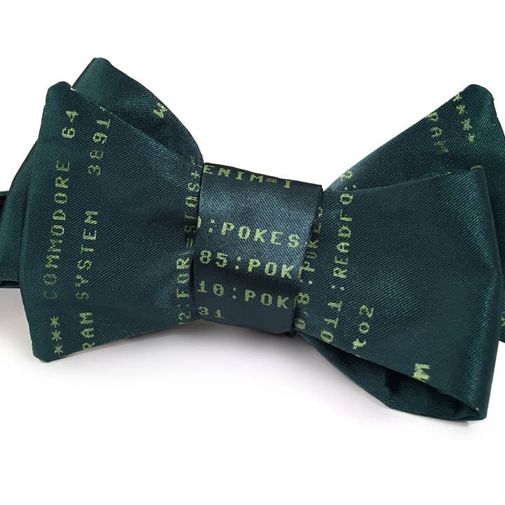 Cyberoptix Tie Lab - Wholesale Bow Tie - Men's - C64 BASIC Code Bow Tie2