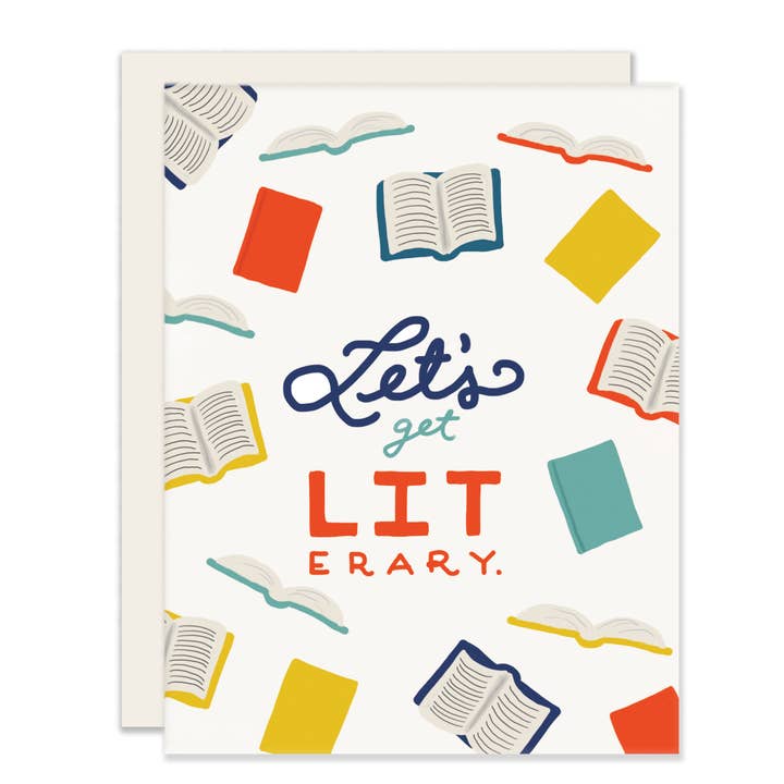 Carte de vœux littéraire pour tous les jours au format A2 pour la vente par Slightly Stationery