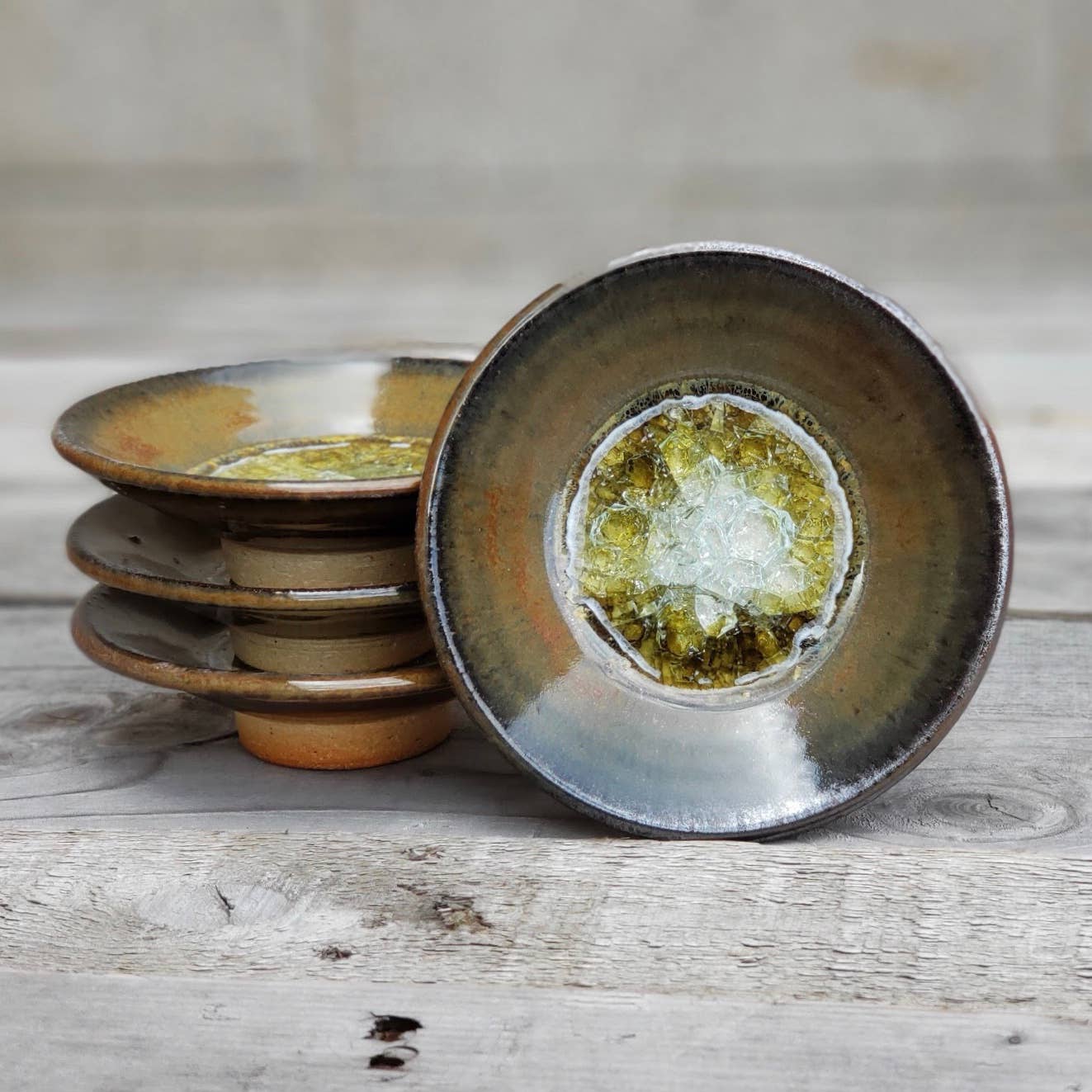 Dock 6 Pottery - Wholesale Jewelry Dish - Handmade Ring Dish - Wasabi Dipping Dish - MADE TO ORDER12