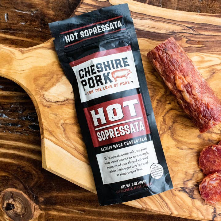 Salami Hot Sopressata for wholesale by Cheshire Pork