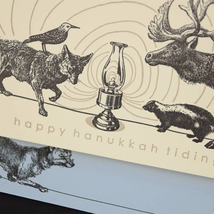 Oddball Press LLC - Wholesale Hanukkah Card - Hanukkah Moose Card1