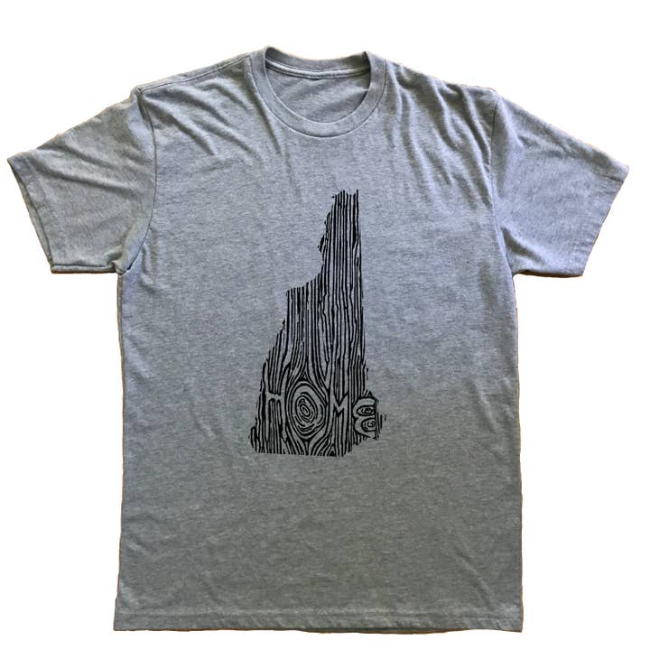 XXL - New Hampshire Ingrained State Unisex T-Shirt for wholesale by Ingrained Apparel