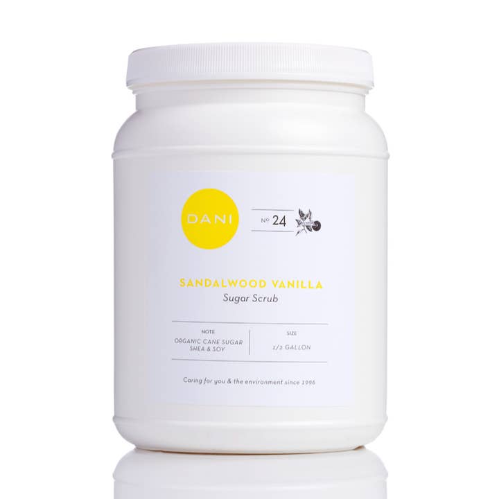 Bulk - Esfoliante de Açúcar, Baunilha Sândalo, PRO SIZE por atacado de DANI Naturals