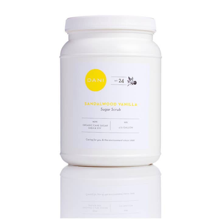 Bulk - Sugar Scrub, Sandalwood Vanilla, PRO SIZE for wholesale by DANI Naturals