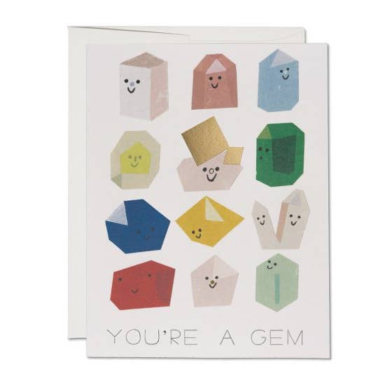 Red Cap Cards - Wholesale Friendship Card - Gem Buddies friendship greeting card