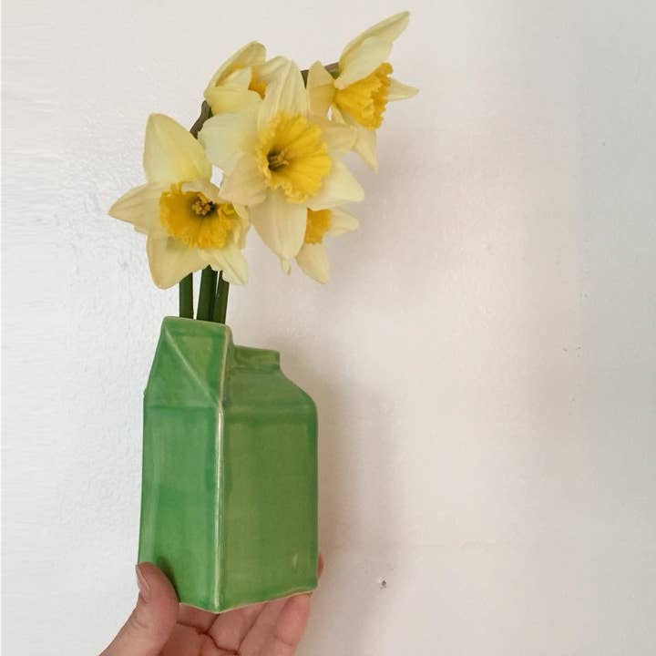 From Donna's Hands - Wholesale Milk/Juice Bottle - Ceramic Milk Carton