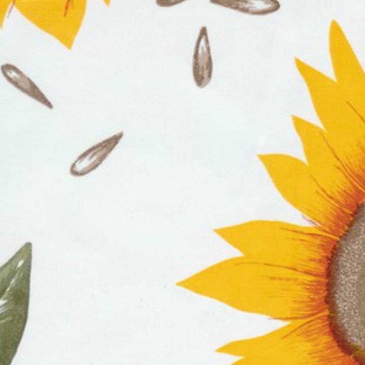 Oilcloth International - Wholesale Tablecloth - 84" x 47.5" Rectangle Sunflower Tablecloth