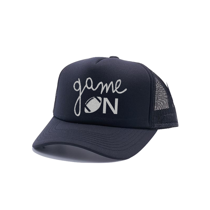 REMOVED BRAND - Wholesale Trucker Hat - Unisex - Game On Glitz Football Trucker Hat0