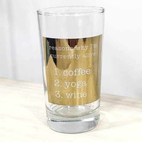 Reasons Why - Wine Glass for wholesale by Stash Style