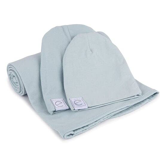 Ely’s & Co. - Wholesale Swaddle Set - Baby - Jersey Swaddle Blankets with 2 Baby Hats (variations)10