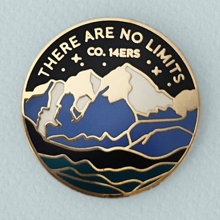 There Are No Limits Enamel Pin for wholesale by Hearts to the Moon