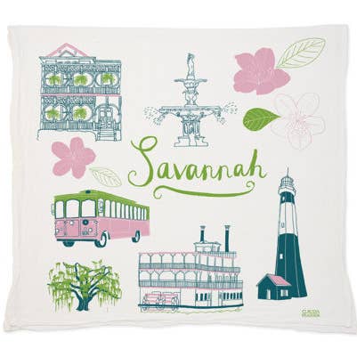 Savannah viskestykke for engroshandel hos Claudia Pearson