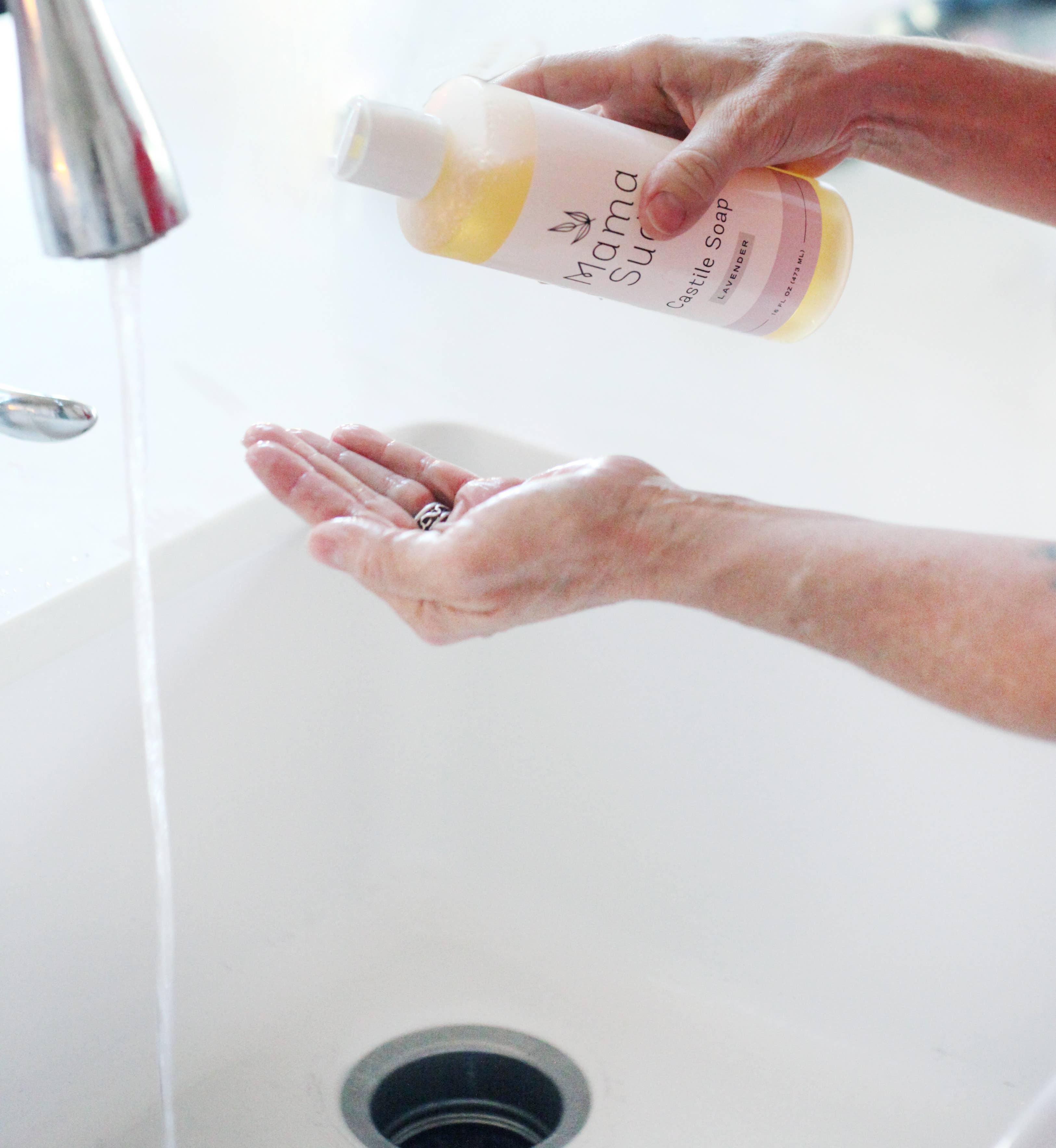 MamaSuds | Non-toxic Household Cleaners + Real Soap - Wholesale Body Wash/Shower Gel - Castile Soap 16 oz3