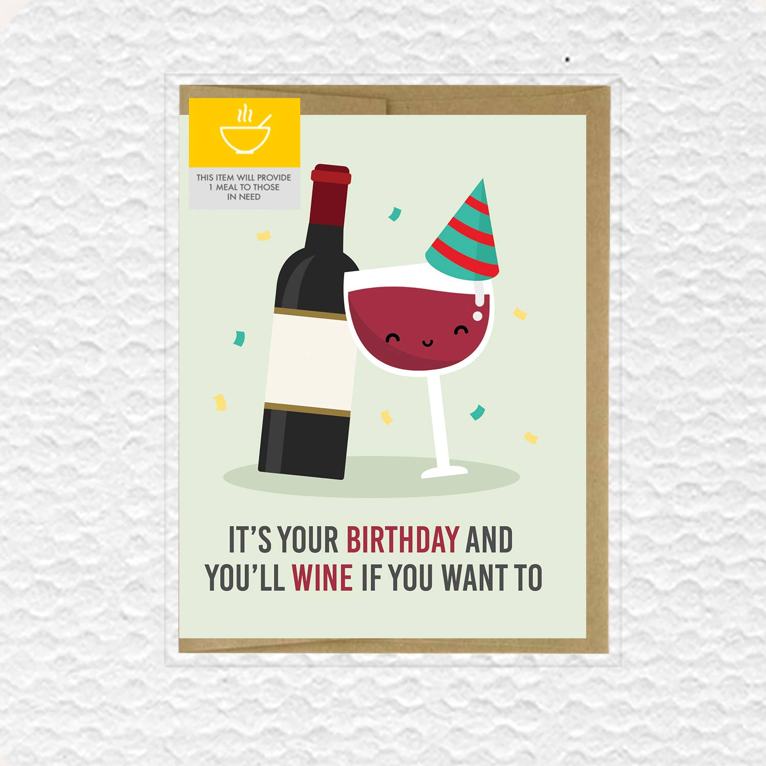 IMPAPER - Wholesale Birthday Card - Wine Birthday Card1