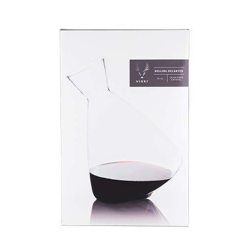 Viski - Wholesale Decanter - Crystal Rolling Wine Decanter