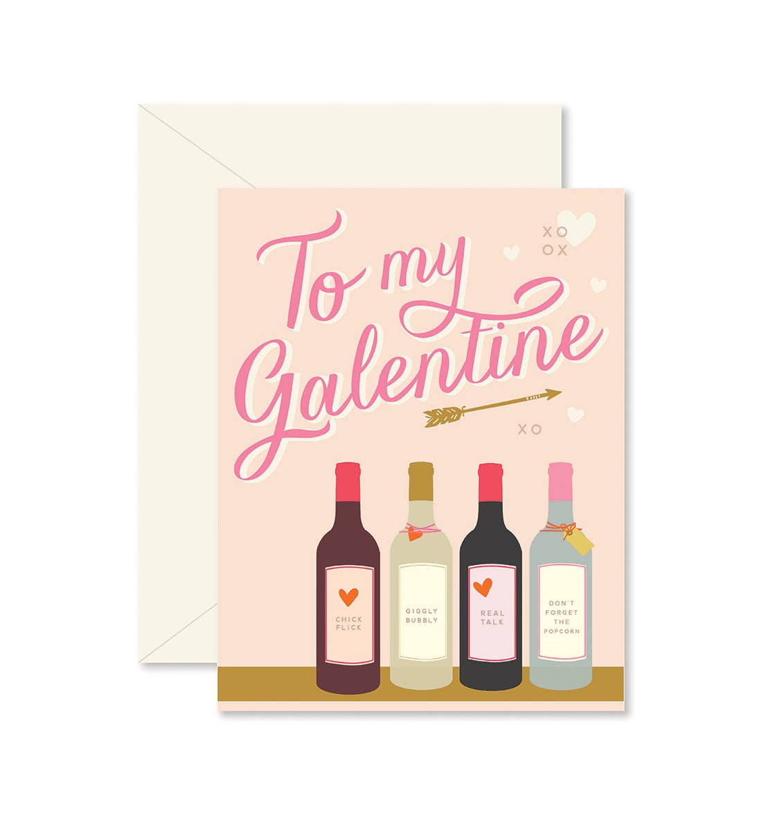 Ginger P. Designs - Wholesale Valentine's Day Card - To My Galentine Greeting Card