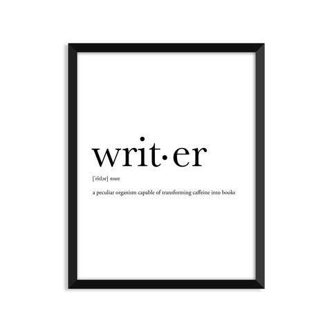 Footnotes - Wholesale Art Print - Writer Definition - Literary Everyday Art Print0