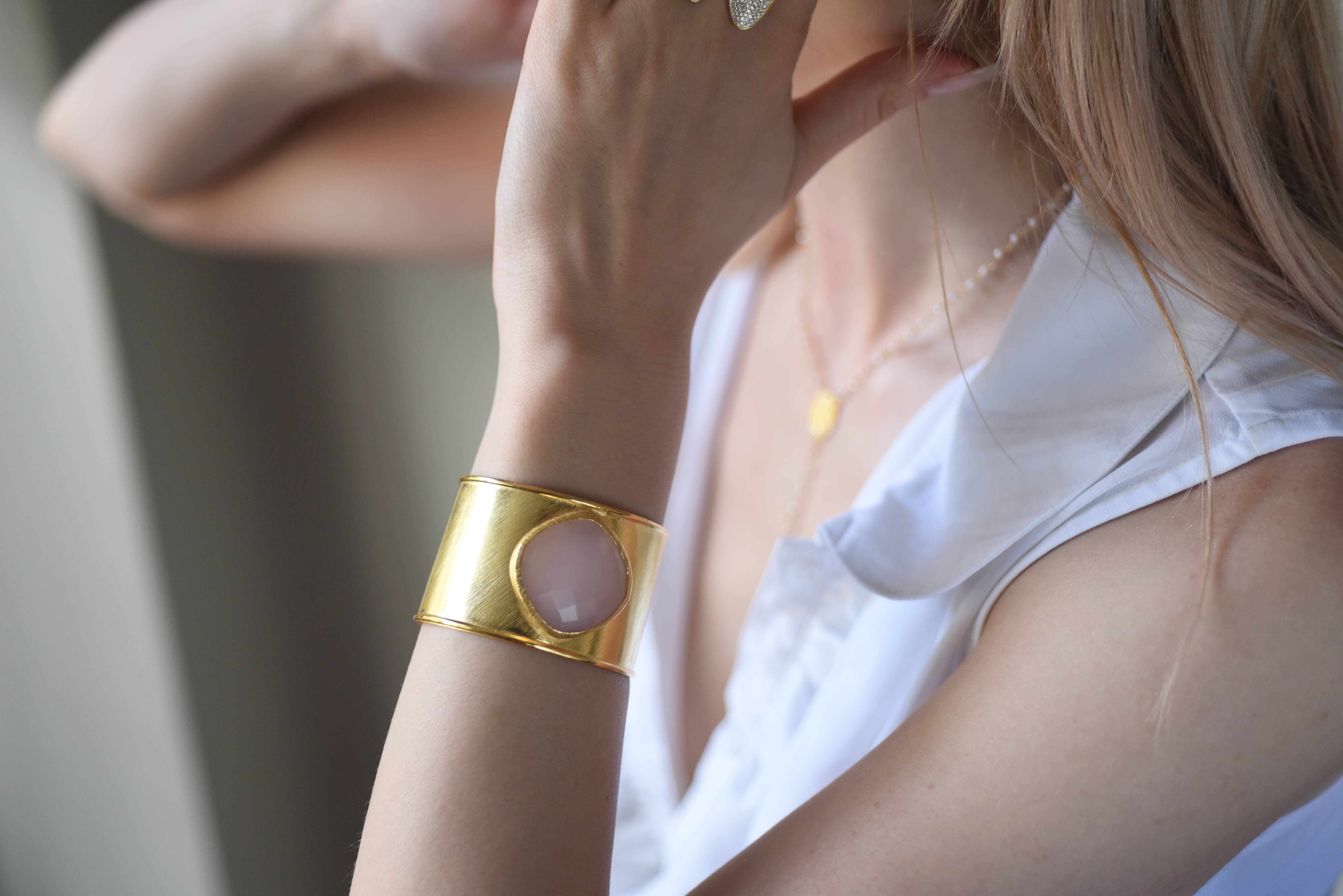 FELIX Z DESIGNS - Wholesale Cuff Bracelet - Natural Gemstone Cuff Bangle5