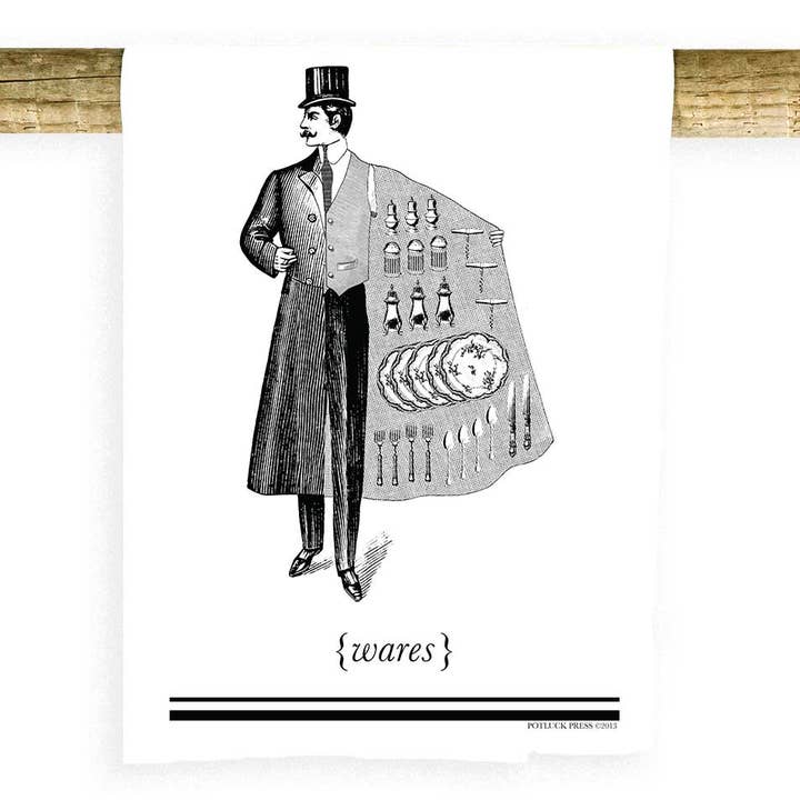 Wares Flour Sack Towel for wholesale by Potluck Press