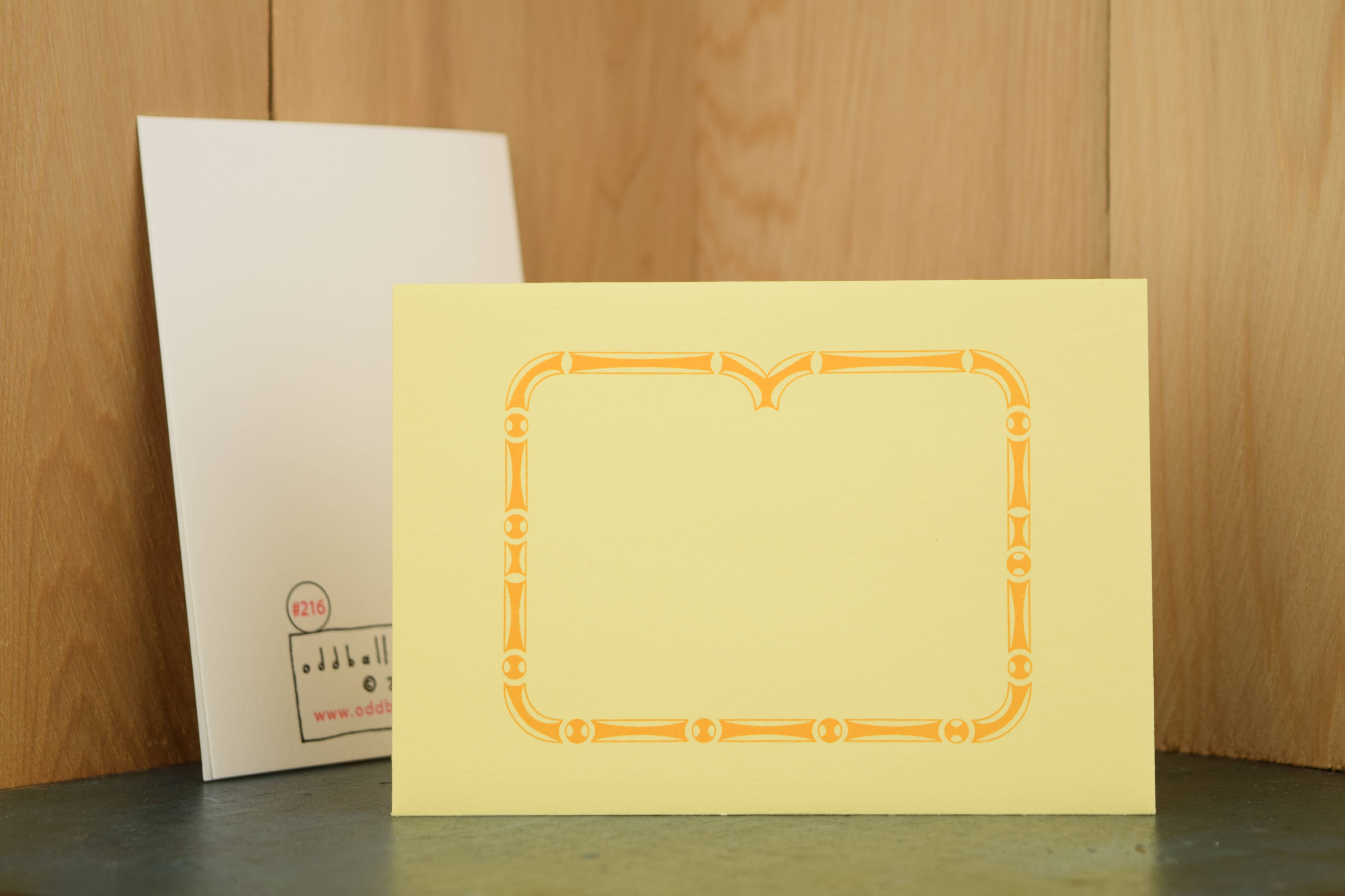 Oddball Press LLC - Wholesale Thinking of You Card - Happy Face Gal Card2