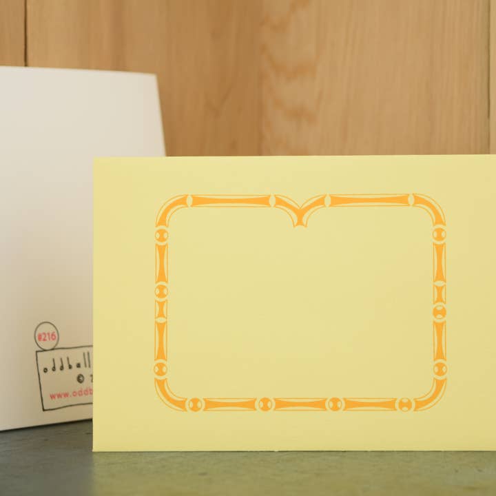 Oddball Press LLC - Wholesale Thinking of You Card - Happy Face Gal Card2