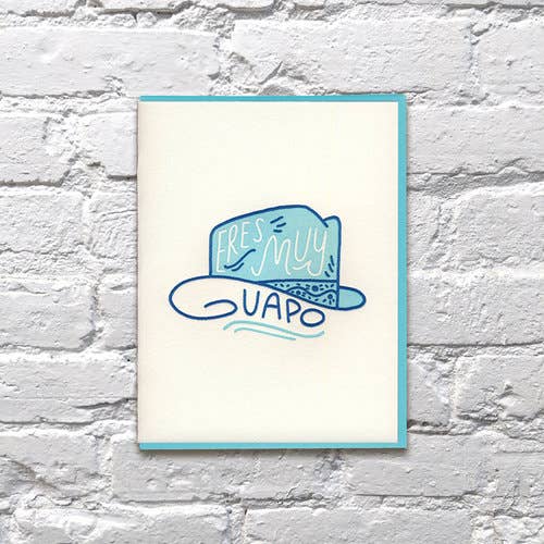 Cartão Eres Muy Guapo por atacado de Bench Pressed