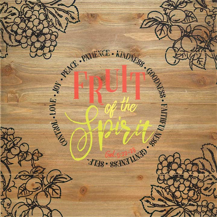 Dicksons - Wholesale Plaque - 🍗The Fruit Of The Spirit Wall Plaque