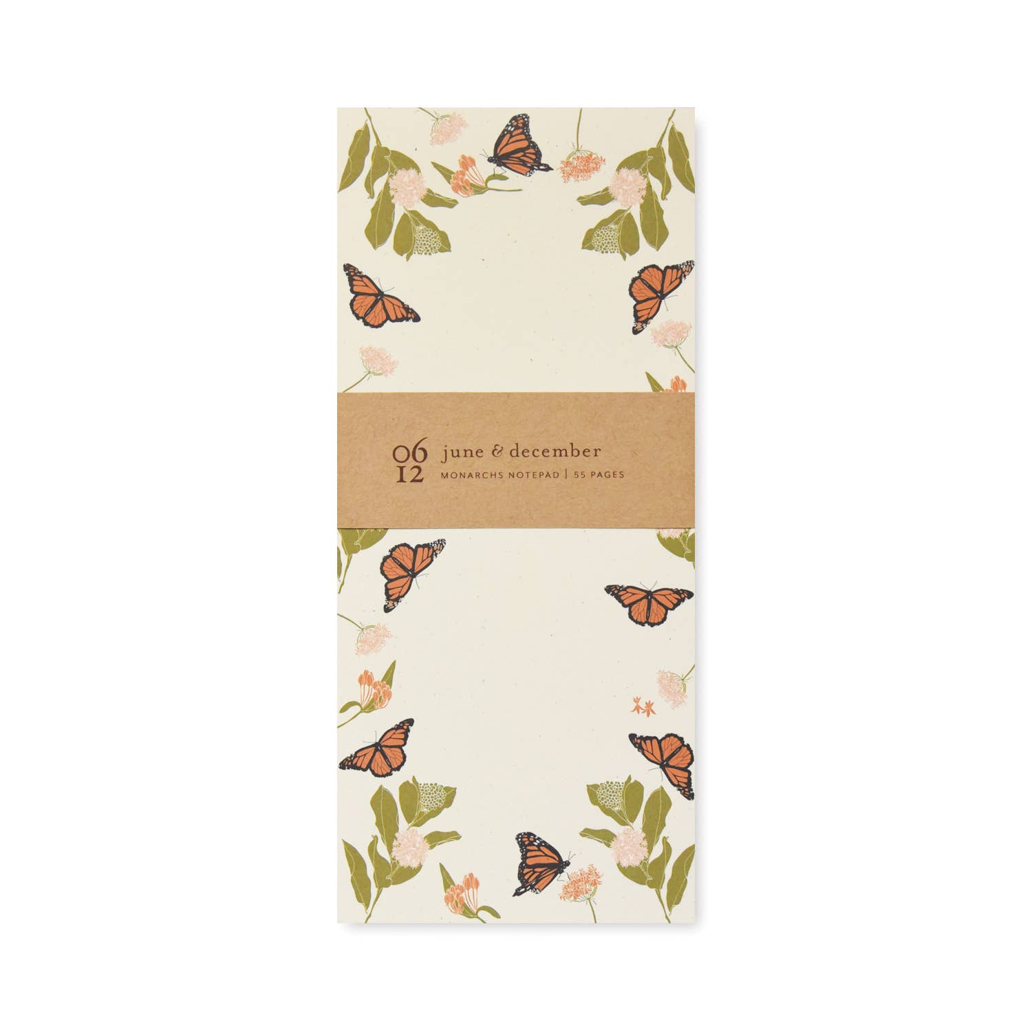 June & December - Wholesale Notepad - Monarchs Notepad