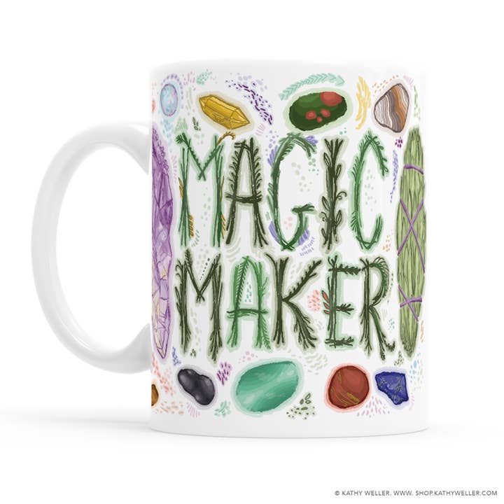 Kathy Weller Art+Ideas - Wholesale Coffee Mug - Magic Maker Mug2
