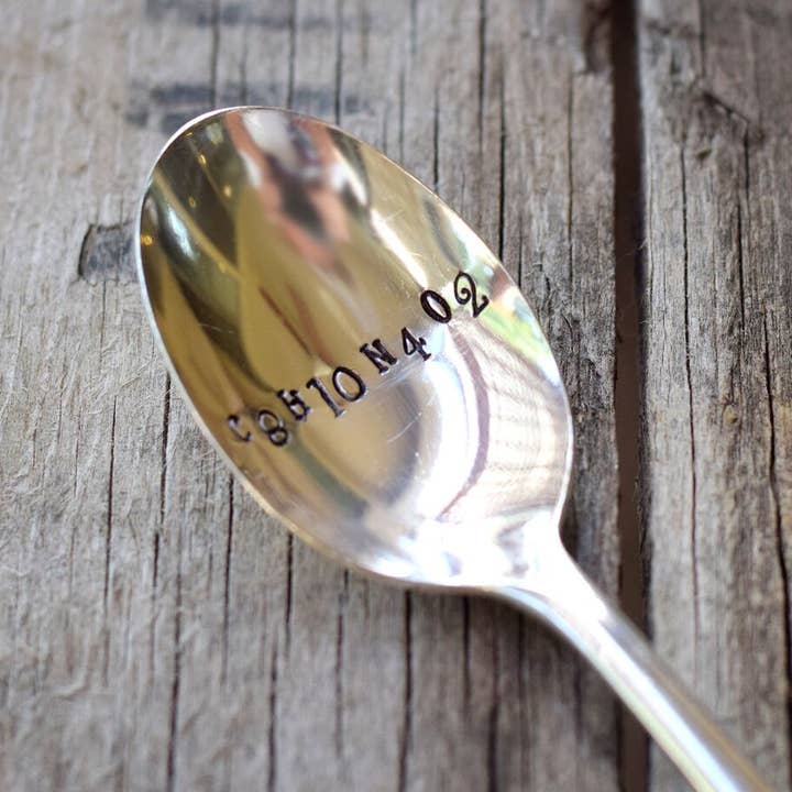 Caffeine Molecule Teaspoon for wholesale by Pumpernickel and Wry