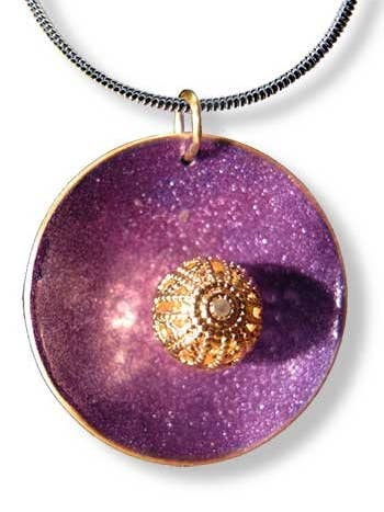 Centered Pendant - Purple for wholesale by LeDanse Limited Edition Jewelry